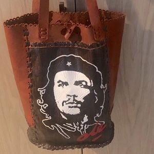 Hand Crafted Leather Bag Cuba Che Guevara NWOT